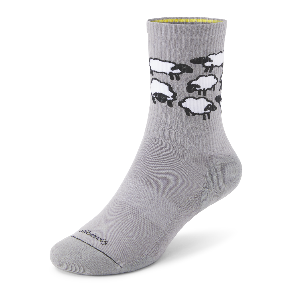 Allbirds Anytime Crew Sock in GRAU