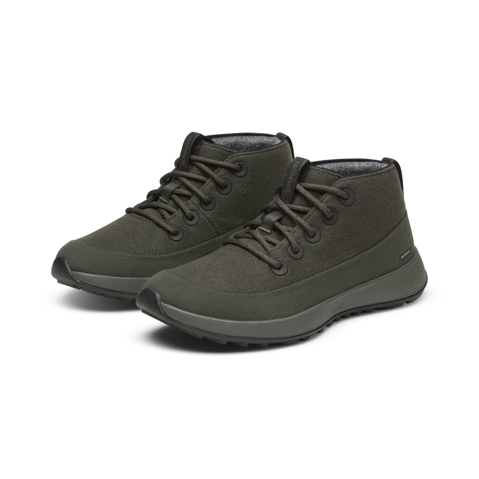 Allbirds W Wool Runner NZ Mid Waterproof Freizeitschuhe in GRÜN