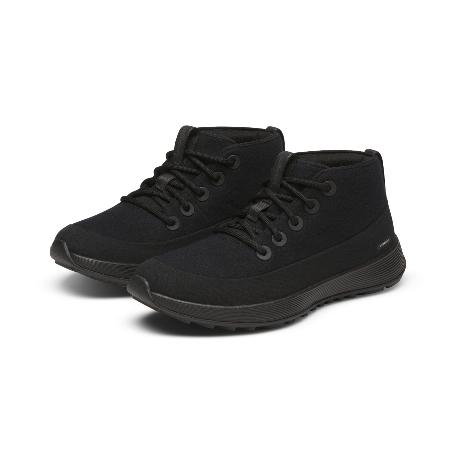 Allbirds W Wool Runner NZ Mid Waterproof Freizeitschuhe in SCHWARZ