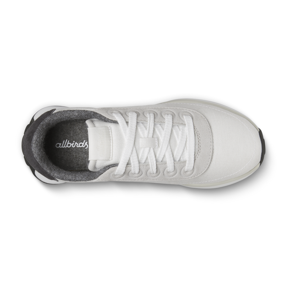 Allbirds Womens Varsity Freizeitschuhe in WEISS