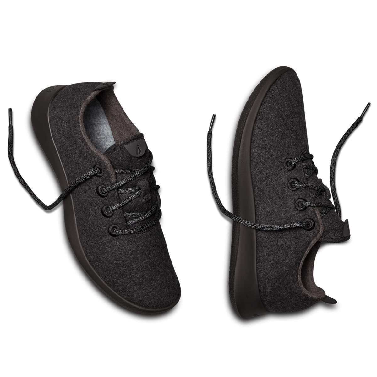 Allbirds W Wool Runner Freizeitschuhe in SCHWARZ
