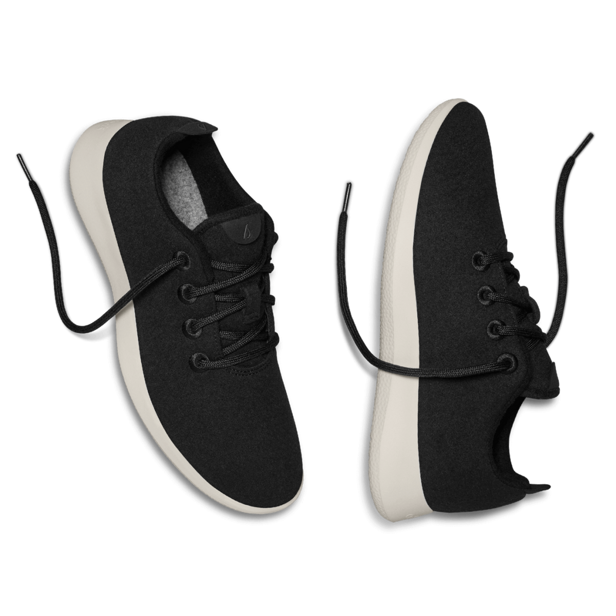 Allbirds W Wool Runner Freizeitschuhe in SCHWARZ