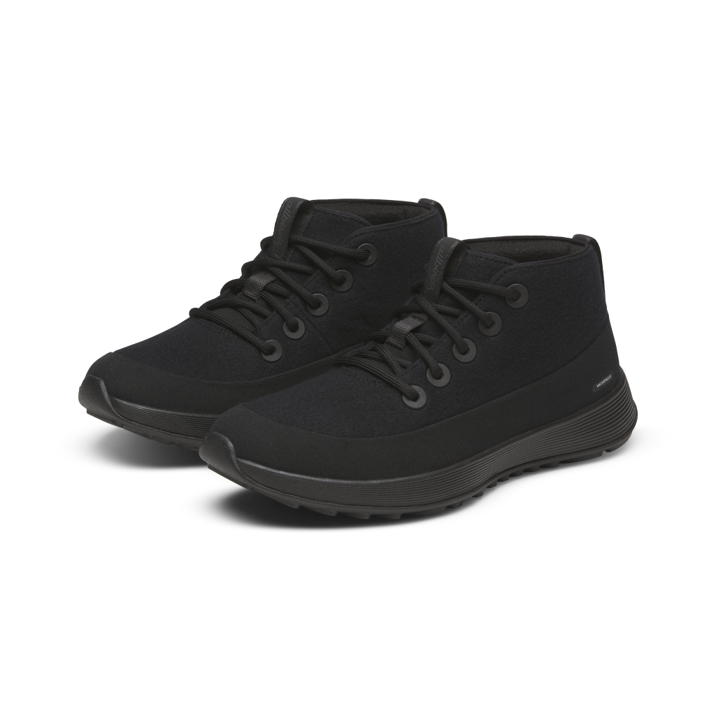 Allbirds M Wool Runner NZ Mid Waterproof Freizeitschuhe in SCHWARZ